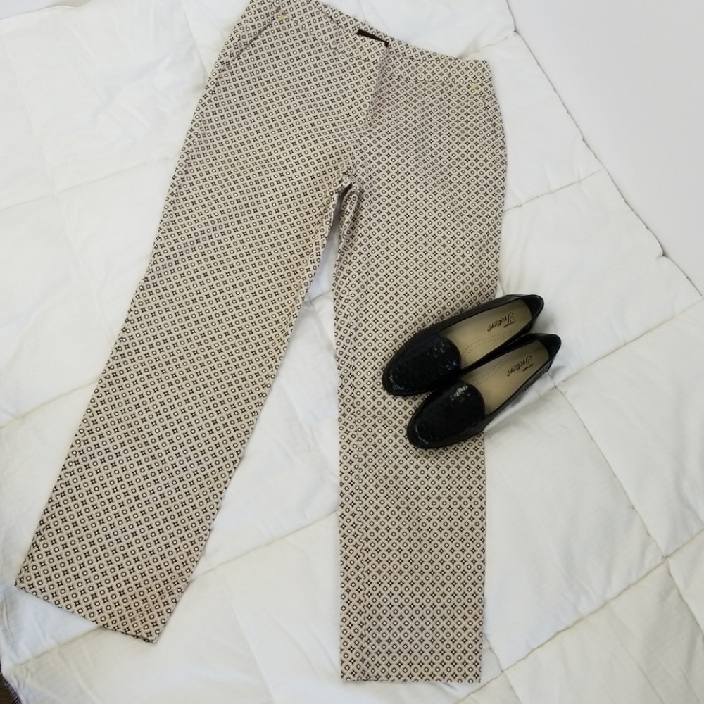 DANA BUCHMAN * Flat Front Cobblestone Capris, EUC